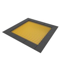 Jumpoo Boden Trampolin quadratisch 200