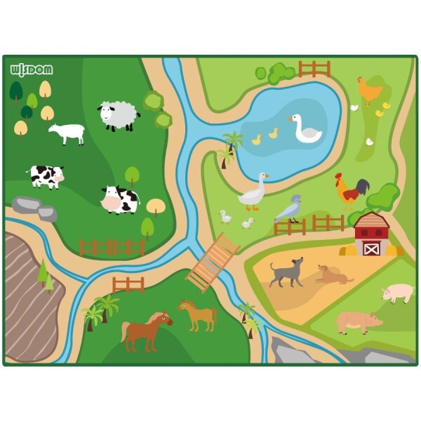 Spielteppich Farm, 200 x 150 cm