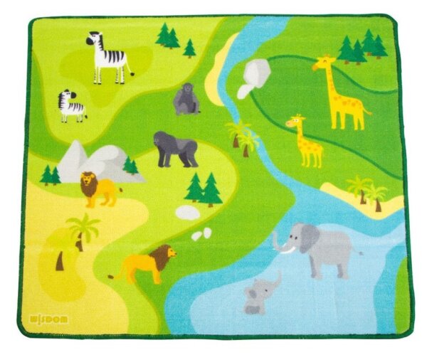 Spielteppich Zoo, 200 x 150 cm