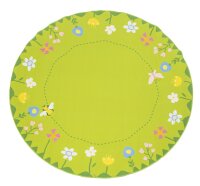 Rundteppich Blumenwiese &Oslash; 200 cm