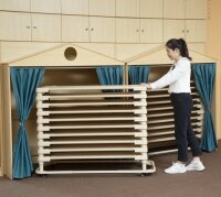 Stapelliege Anwendung mit Wagen