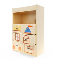 Schrank Ritterburg 120, mit 6 Sch&uuml;ben
