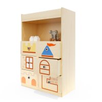 Schrank Ritterburg 120, mit 6 Sch&uuml;ben