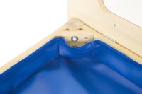 Tisch mit Forscherwanne Detail Ecke