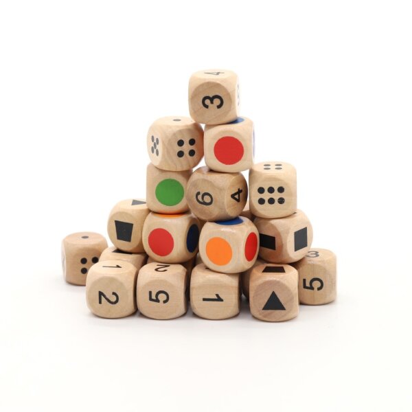 Gro&szlig;es W&uuml;rfelsortiment 121-tlg. (Auslaufartikel)