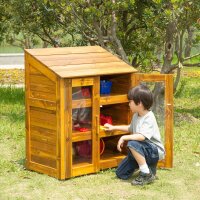 Outdoor Regalschrank mit Sichtt&uuml;ren