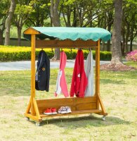 Outdoor Garderobe, fahrbar
