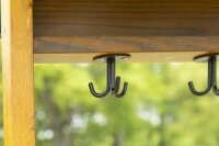Outdoor Garderobe, fahrbar