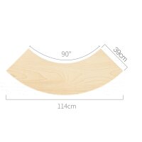 Raumteiler Regal Kurve 49, 4 F&auml;cher