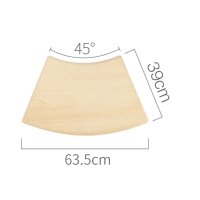 Raumteiler Regal Kurve 49, 2 F&auml;cher