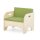Sitzgruppe, 4-tlg. Tisch, Sofa, 2 Sessel