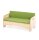 Sitzgruppe, 4-tlg. Tisch, Sofa, 2 Sessel