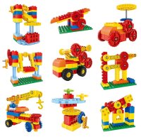 Steckbausteine gro&szlig; 98tlg.-Basic Fahrzeuge (Ausver