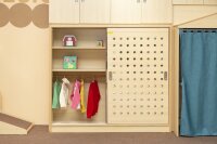 Garderobenschrank, offen