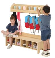 Garderobe Kindergarten 6 Pl&auml;tze