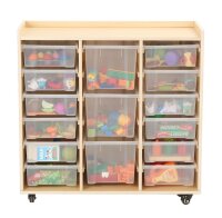 Regalwagen mit 12+3 Boxen