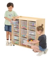 Regalwagen mit 12+3 Boxen