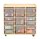 Regalwagen mit 12+3 Boxen