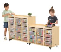 Regalwagen mit 8+2 Boxen