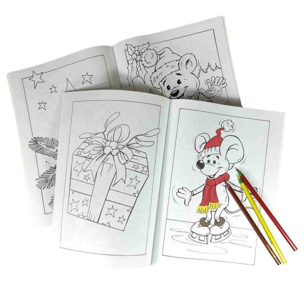 Weihnachtsmal-/besch&auml;ftigungsbuch