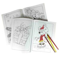 Weihnachtsmal-/besch&auml;ftigungsbuch