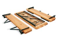 Festzeltgarnitur f&uuml;r Kinder mit Lehne, 3-tlg.