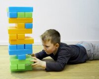 XL Wackelturm & Domino