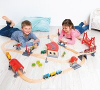beleduc Eisenbahn XXL Set, 92 tlg.