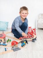 beleduc Eisenbahn XXL Set, 92 tlg.
