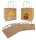 Papiert&uuml;ten natur, gro&szlig; - 12er Pack