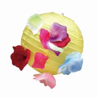 Papierlaterne mit Bl&uuml;ten
