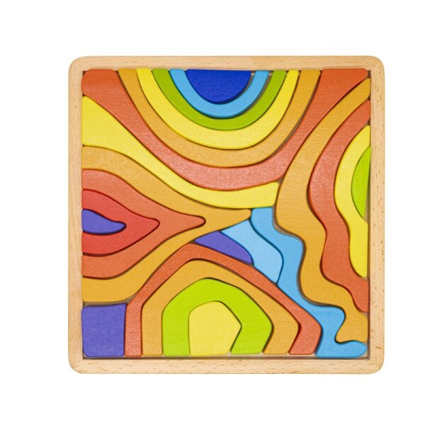 Holz-Legepuzzle Feuer