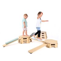 Kletterpodeste- und Stege-Set 7-tlg.