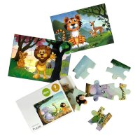 Holzpuzzle Tiere