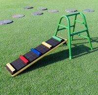 Oxygym Kletterwand mit bunten Sprossen