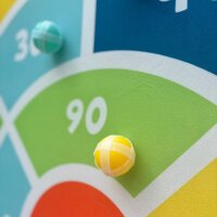 Detail Zielschieb Klettballspiel