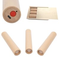 Zauberlicht Holz-Strahler, 3er Set