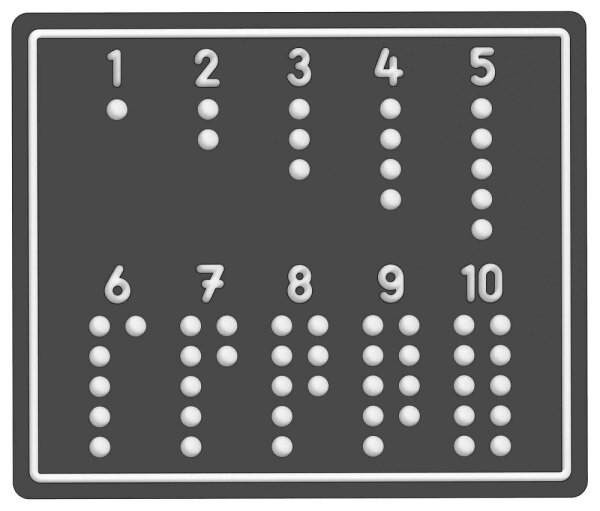 Activity Spielboard Zahlen 1-10