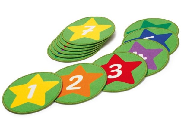 Zahlenteppiche, 1-12