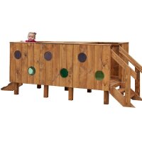Outdoor Spieltunnel mit Farbfenstern