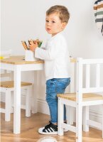 Kinder-Sitzgruppe, grau-natur 3-tlg.