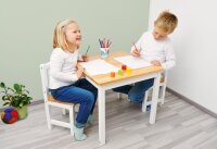 Kinder-Sitzgruppe, grau-natur 3-tlg.