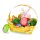 Osterk&ouml;rbchen Hase gelb - 24er Set