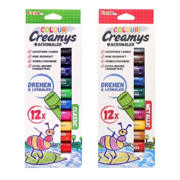 Soft Wachsmaler creamy ED, 12-tlg