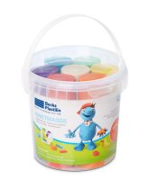 Knetmasse im Eimer, 7 Farben, 700 g