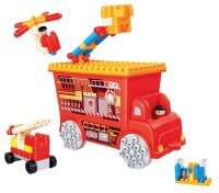 Poly-M Feuerwehr-Truck, 106-tlg.