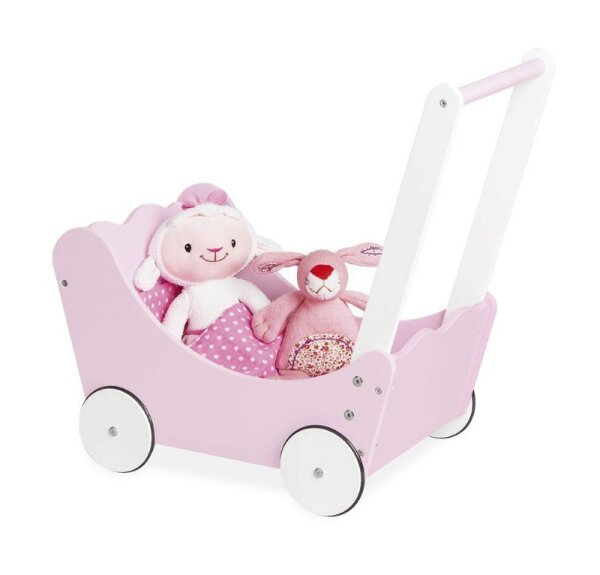 Puppenwagen Rosa 4-ltg.