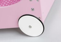 Puppenwagen Rosa 4-ltg. Detail Rad