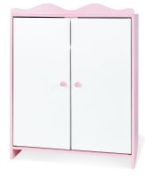 Puppen Kleiderschrank Rosa