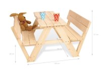 Kindersitzgarnitur Nicki mit Lehne